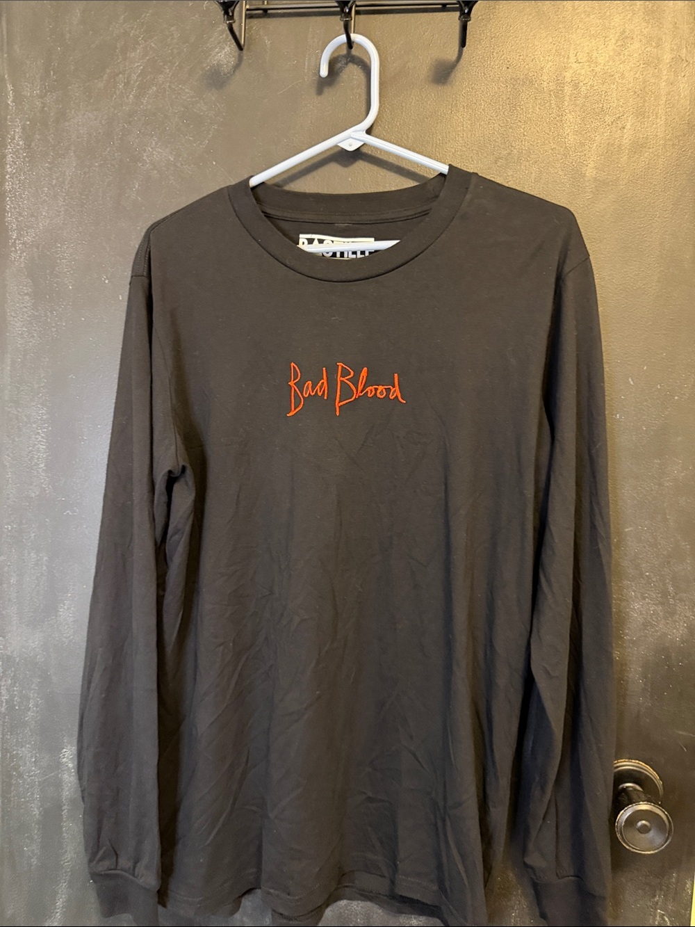 Bastille Band Merch Long Sleeve Shirt Med Doom Days Bad Blood Orange Triangle